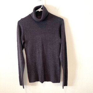 H & M Women's Turtle Neck Sweater Long Sleeves  Dark Grey   Size: S